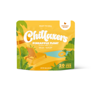 Chillaxers Pineapple Float 100MG 20-Pack