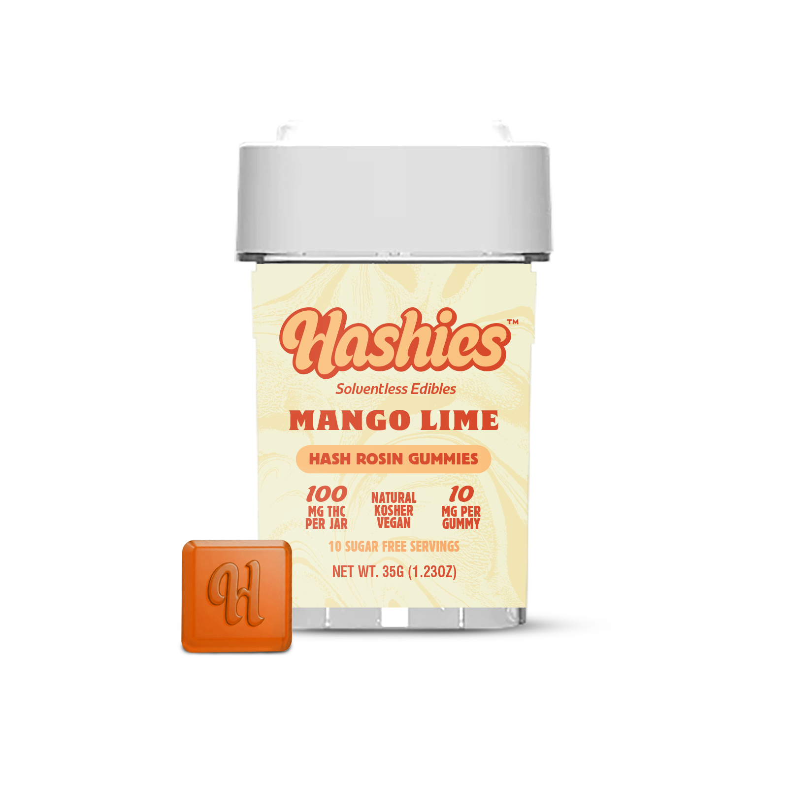 Hashies SF-Mango Lime 100MG 10-Pack