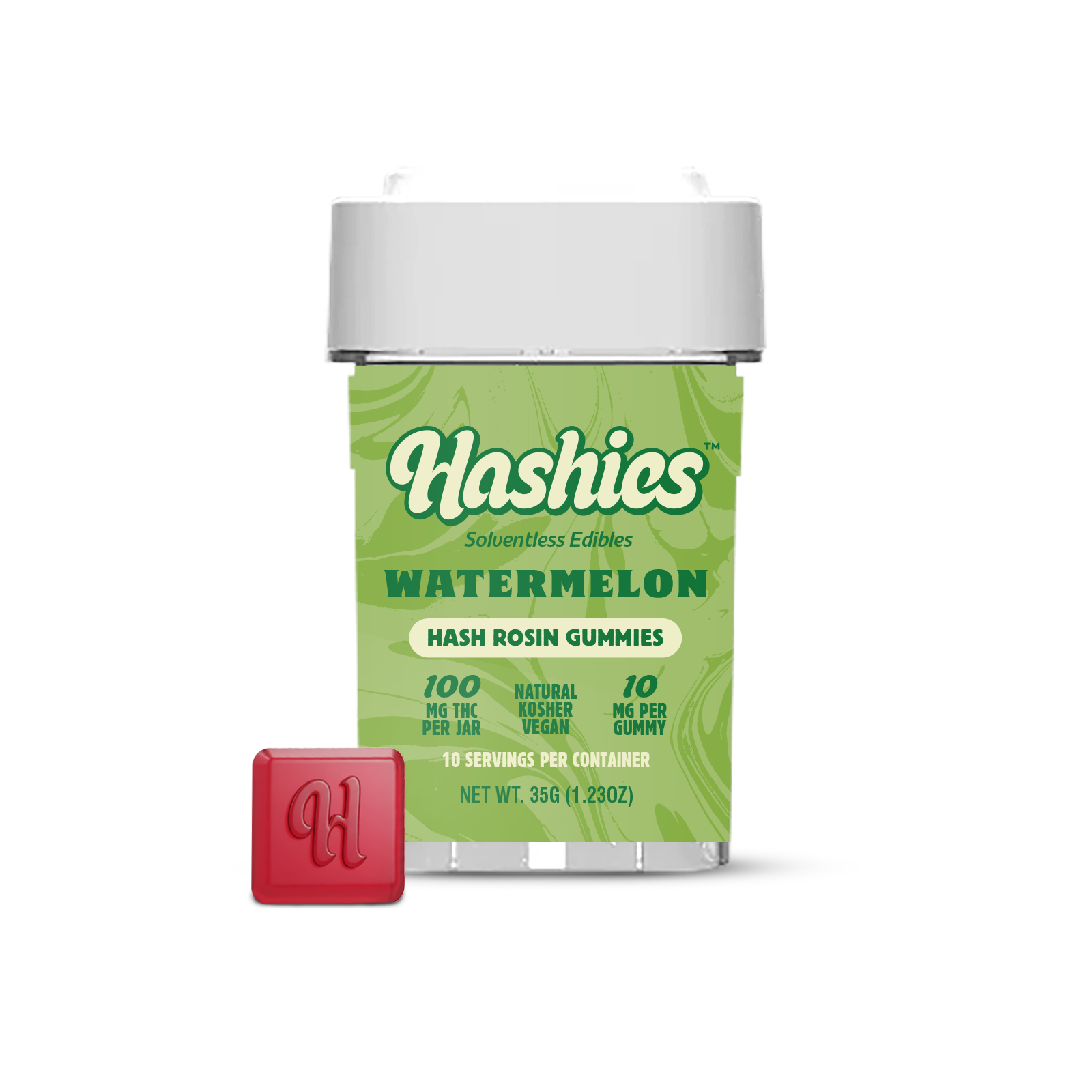 Hashies Watermelon 100MG 10-Pack