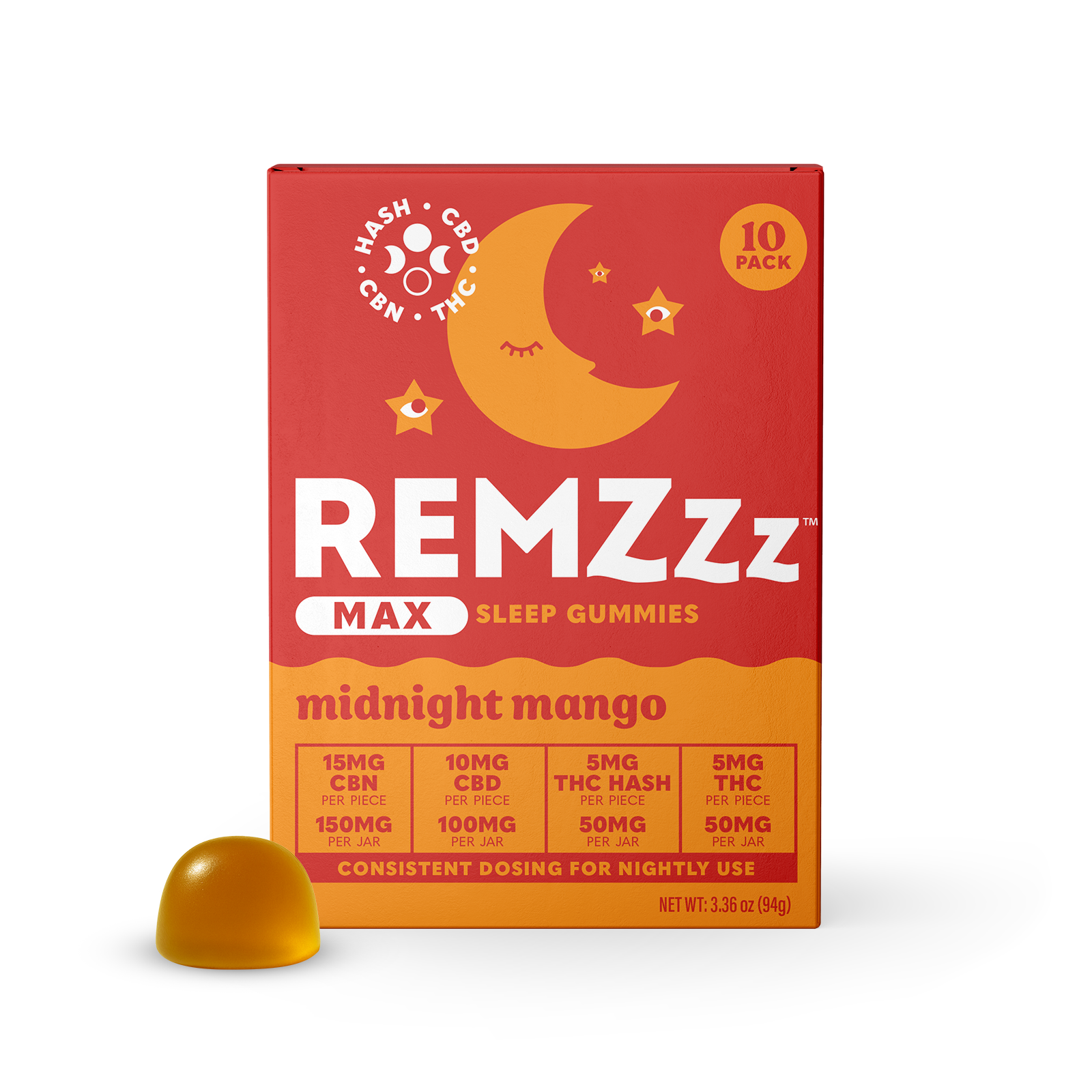 REMZzz Midnight Mango MAX 100mg 10-Pack
