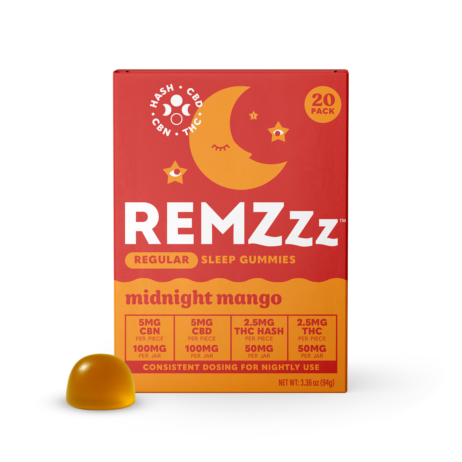 REMZzz Midnight Mango 100mg 20-Pack